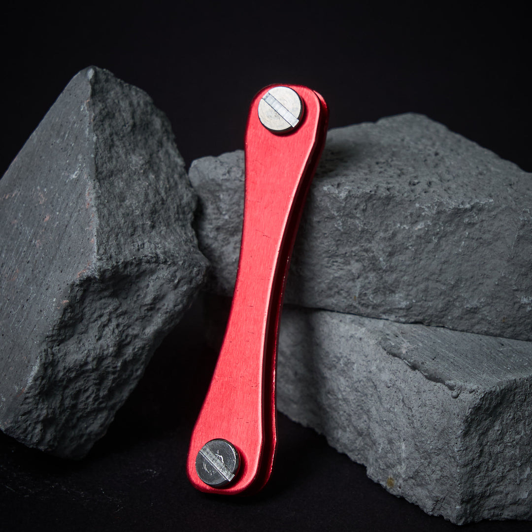 Platzsparender und komfortabler kompakter Schlüsselorganizer - Rot - image 1