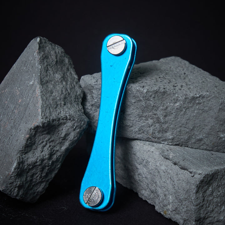 Platzsparender und komfortabler kompakter Schlüsselorganizer - Blau - image 7