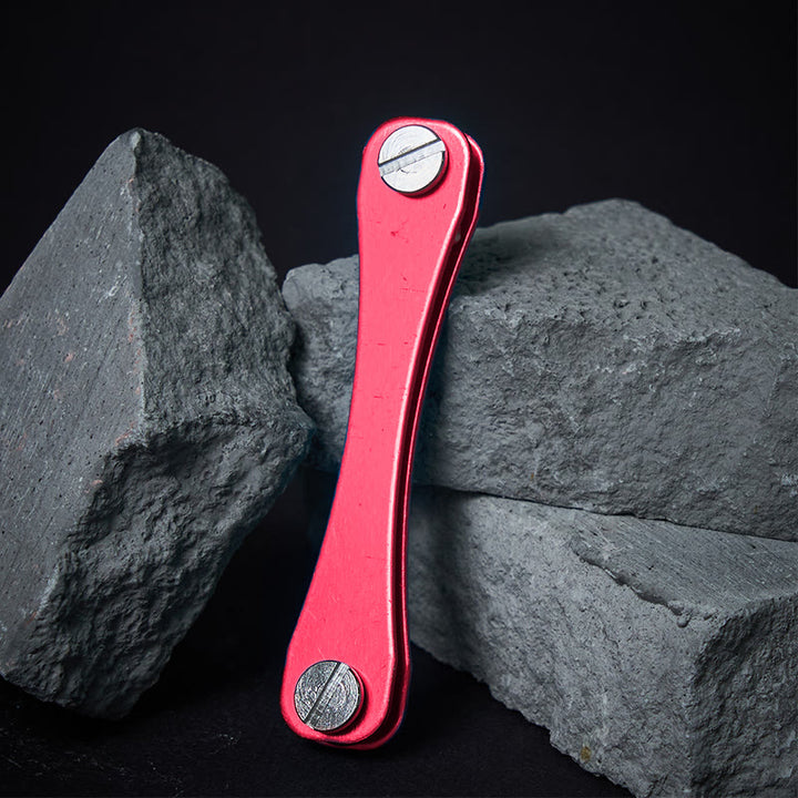 Platzsparender und komfortabler kompakter Schlüsselorganizer - Rosa - image 12