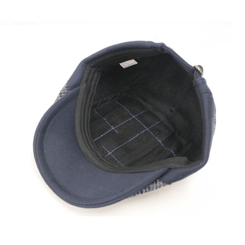 Vintage-Kunst-Splicing Winterwarme Herren-Baskenmütze - image 4