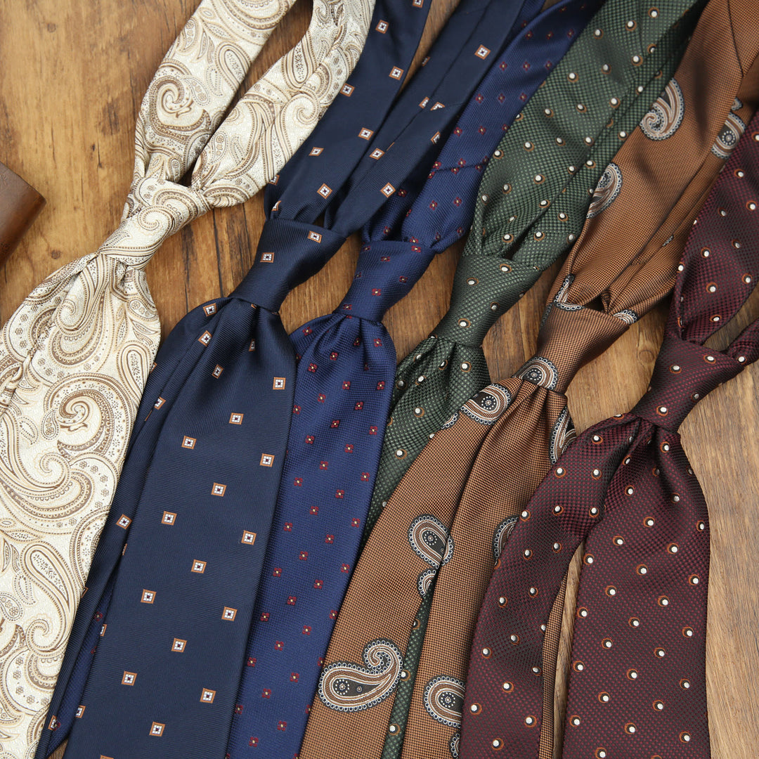 Elegante Herren-Retro-Krawatte mit Cashew-Muster - image 0