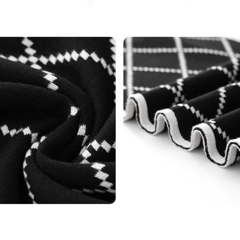 Eleganter Business-Schal für Herren mit Rautenmuster - image 6