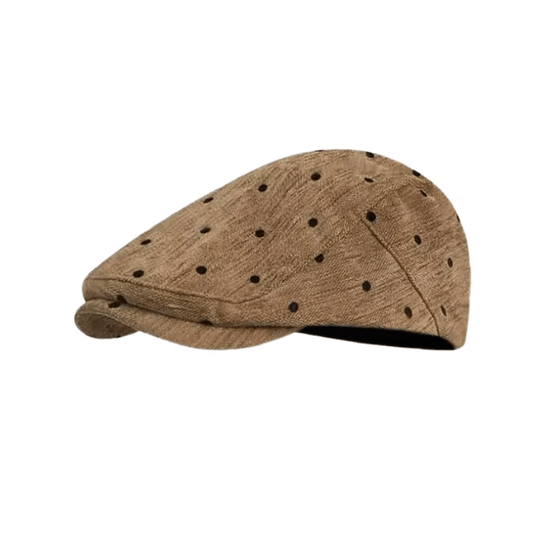Unisex Retro Winter Polka Dot Beret Hut - image 0