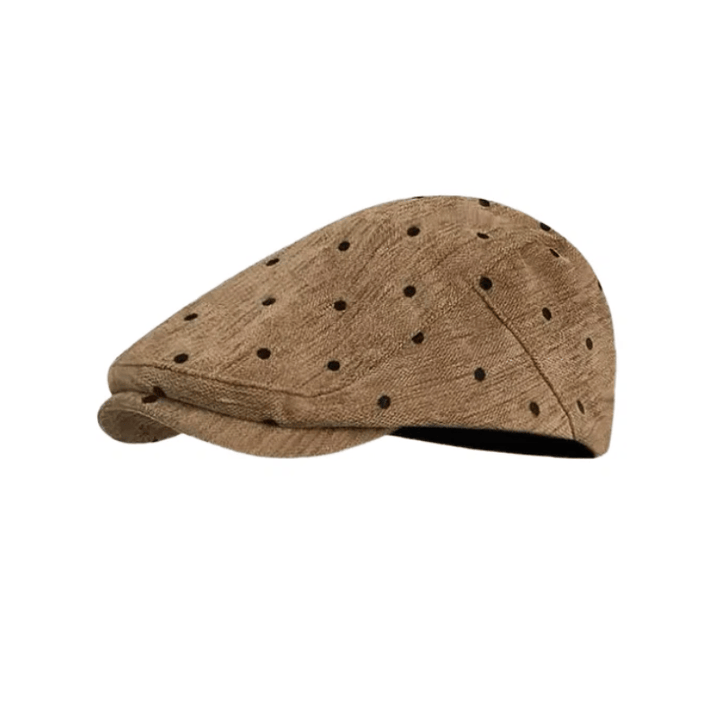 Unisex Retro Winter Polka Dot Beret Hut - image 0