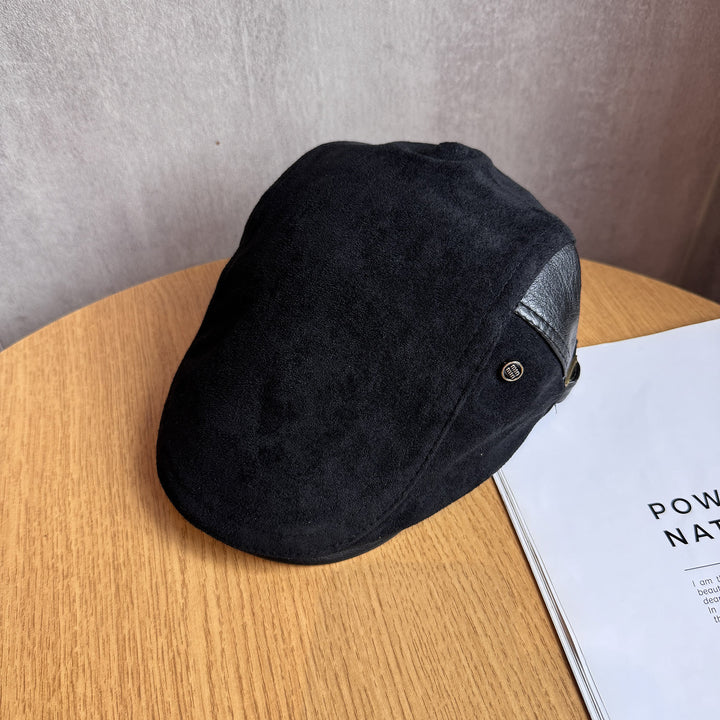 Verstellbare Wintermütze im Stil der alten Schule für Herren - Schwarz - image 4