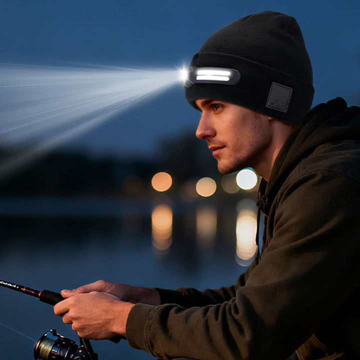 Winterliche LED-Beleuchtung RGB-Modus Strickmütze - image 3