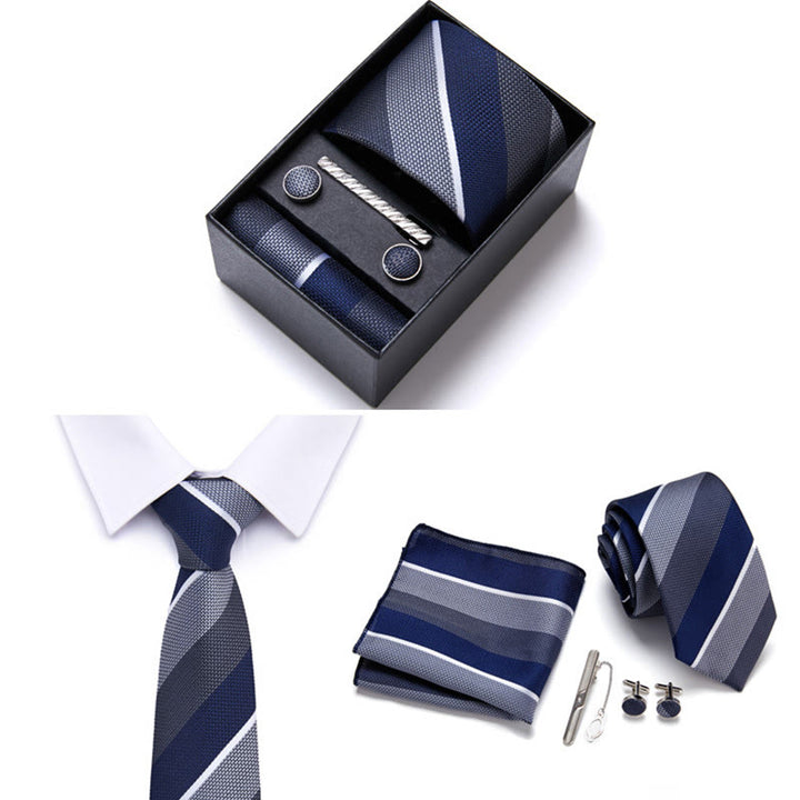 4-teiliges elegantes Krawatten-Set für Herren – Business, formell und elegant - Stil Nr. 8 - image 8