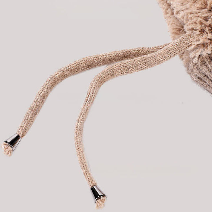 3-in-1-Plüschmütze mit Schal und Maske - image 6