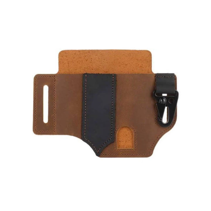 Outdoor-Überlebens-Taktik-Geldbörse aus Leder, Gürteltasche - Khaki - image 9