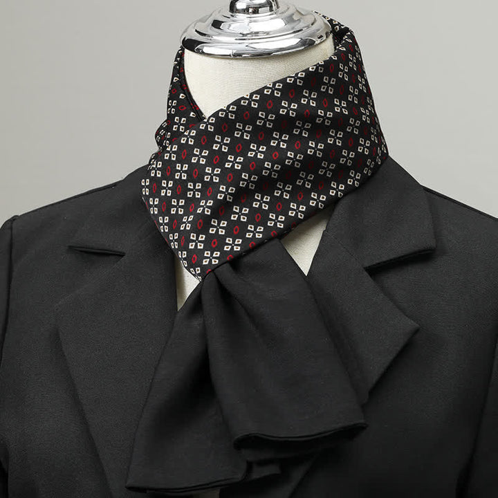 Eleganter, langer Business-Schal für Herren mit geometrischem Muster - Stil Nr. 2 - image 1