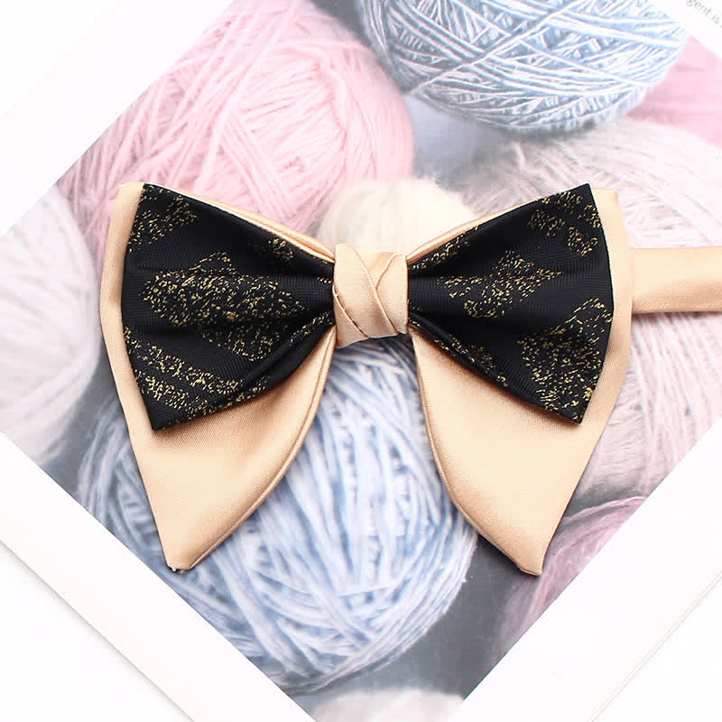 Retro-Muster, doppellagige, übergroße, spitze Fliege - Stil Nr. 5 - image 6