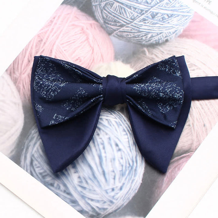 Retro-Muster, doppellagige, übergroße, spitze Fliege - Stil Nr. 6 - image 7