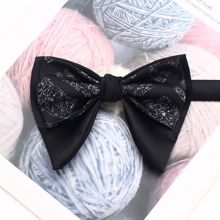 Retro-Muster, doppellagige, übergroße, spitze Fliege - Stil Nr. 7 - image 8