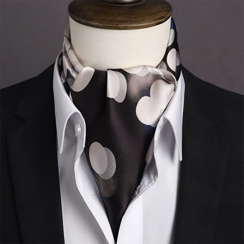 Herren-Vintage-Schal mit Paisley- und geometrischem Muster - Stil Nr. 9 - image 8