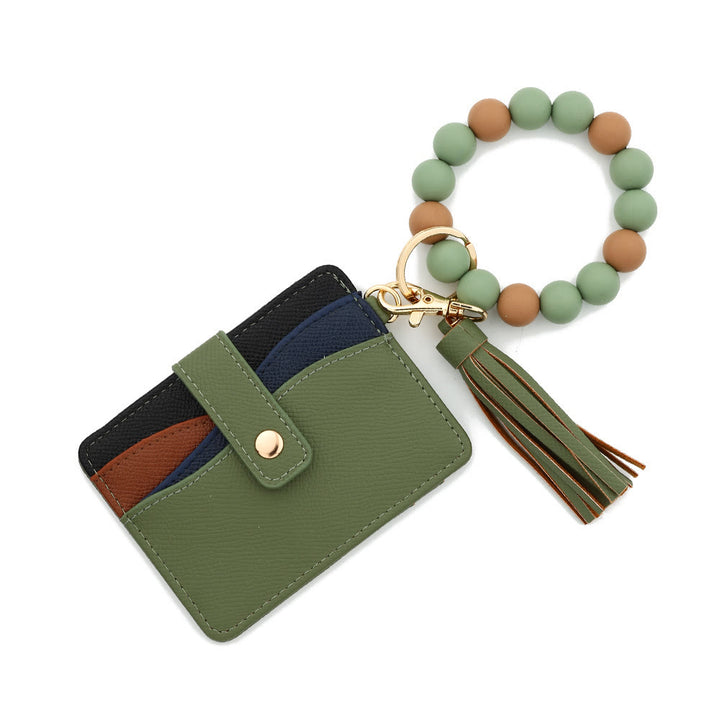 Modisches, mehrfarbiges Armband mit Quastenanhänger und Geldbörse - Stil Nr. 9 - image 8