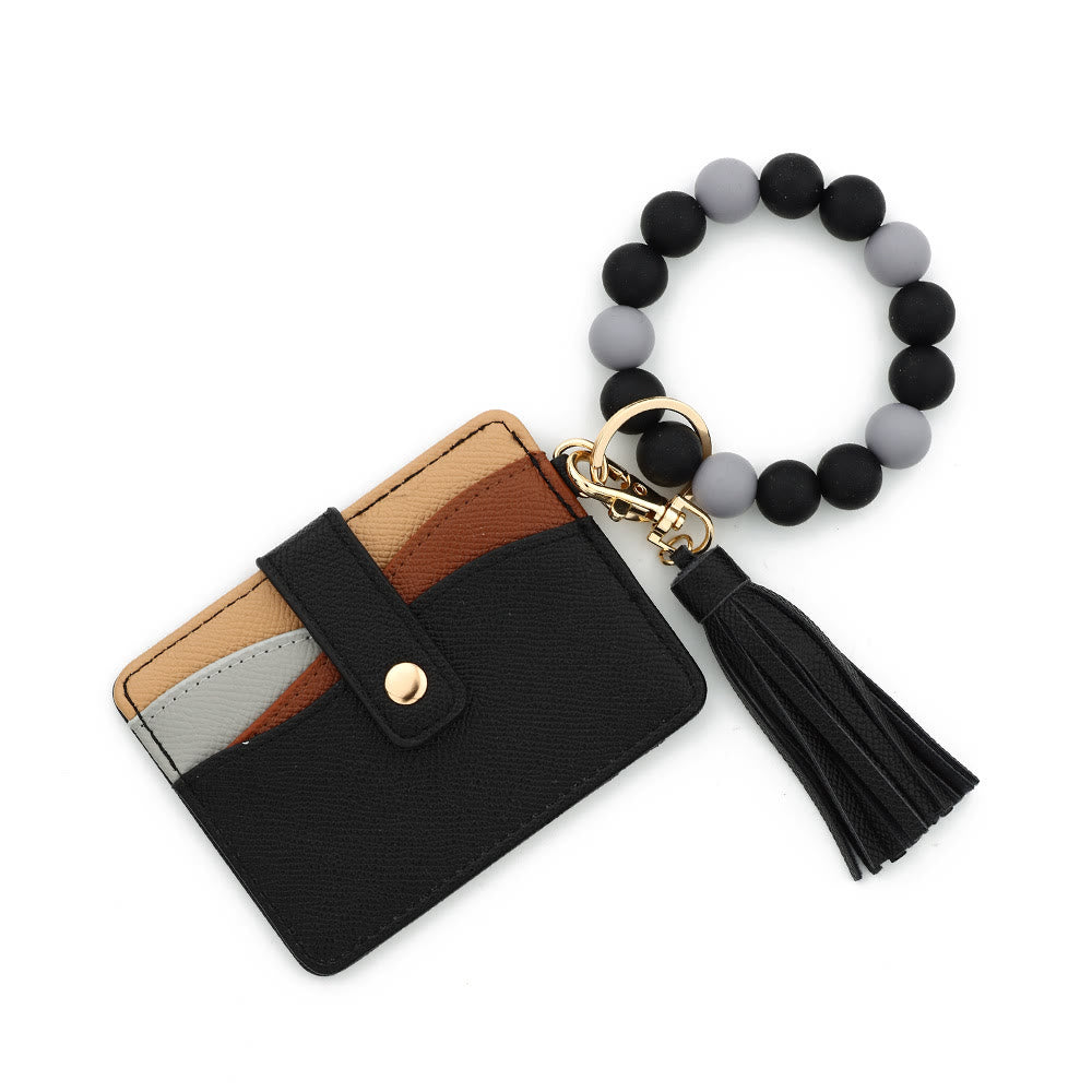 Modisches, mehrfarbiges Armband mit Quastenanhänger und Geldbörse - Stil Nr. 8 - image 7