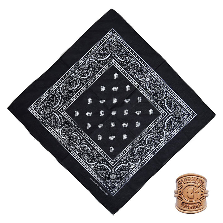 Einstecktuch im Retro-Stil mit verschiedenen Mustern und Buchstabenschnalle - Stil Nr. 9 - image 13