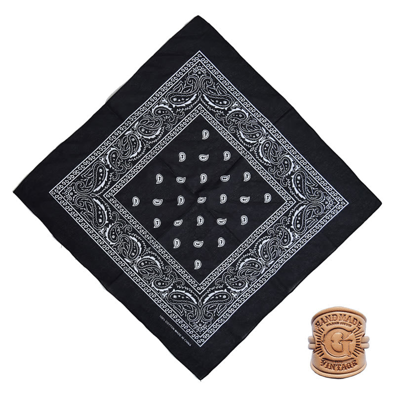 Einstecktuch im Retro-Stil mit verschiedenen Mustern und Buchstabenschnalle - Stil Nr. 9 - image 13