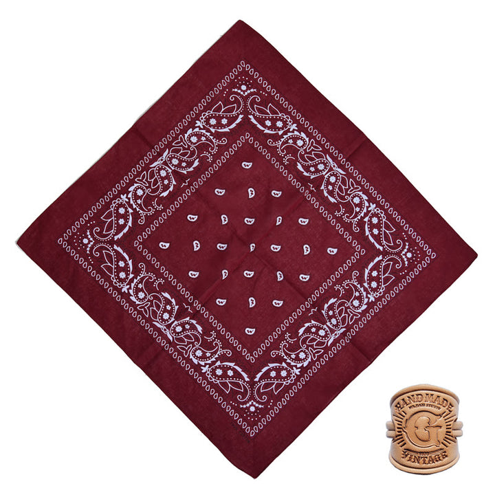 Einstecktuch im Retro-Stil mit verschiedenen Mustern und Buchstabenschnalle - Stil Nr. 7 - image 11