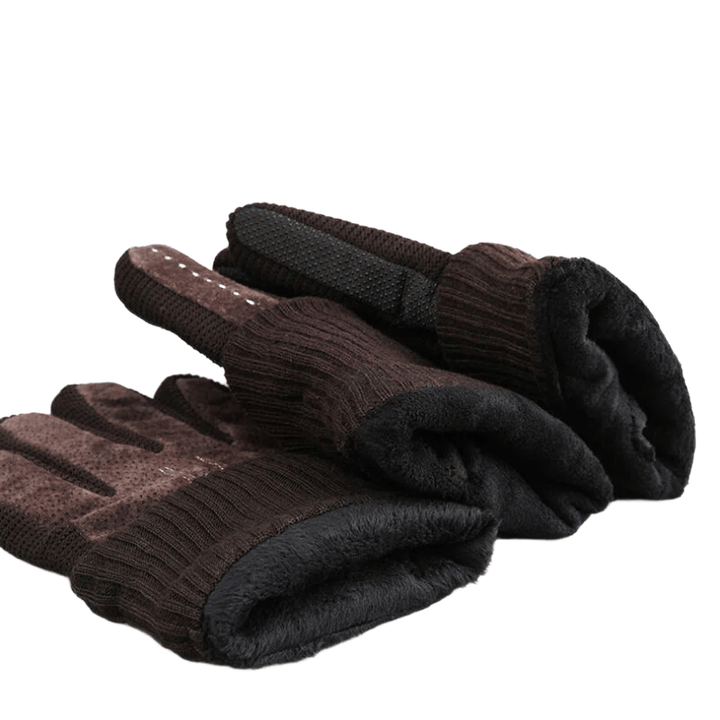 Verstellbare, warme Fleece-Winterhandschuhe für Herren - image 4
