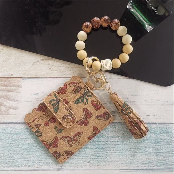 Vintage-Geldbörse mit Armband und farbigem Fisch- und Blumenmuster - Stil Nr. 2 - image 8