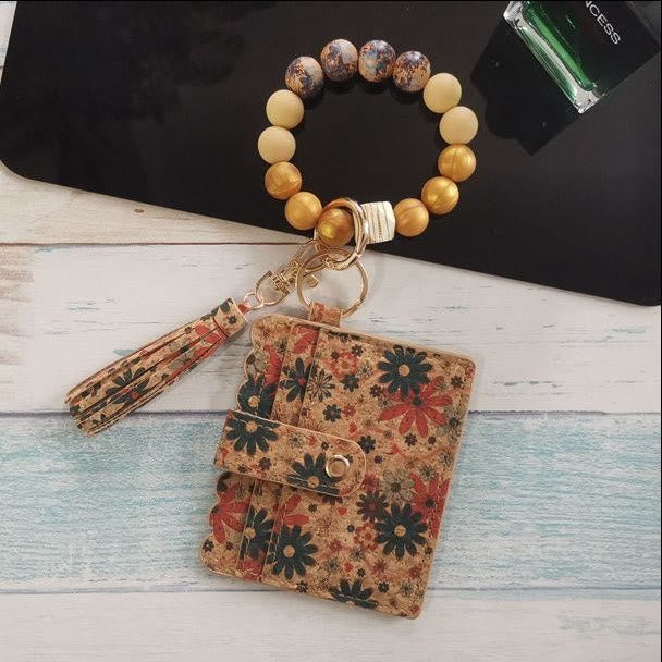Vintage-Geldbörse mit Armband und farbigem Fisch- und Blumenmuster - Stil Nr. 7 - image 13