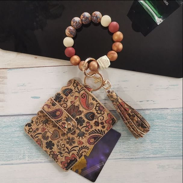 Vintage-Geldbörse mit Armband und farbigem Fisch- und Blumenmuster - Stil Nr. 8 - image 14