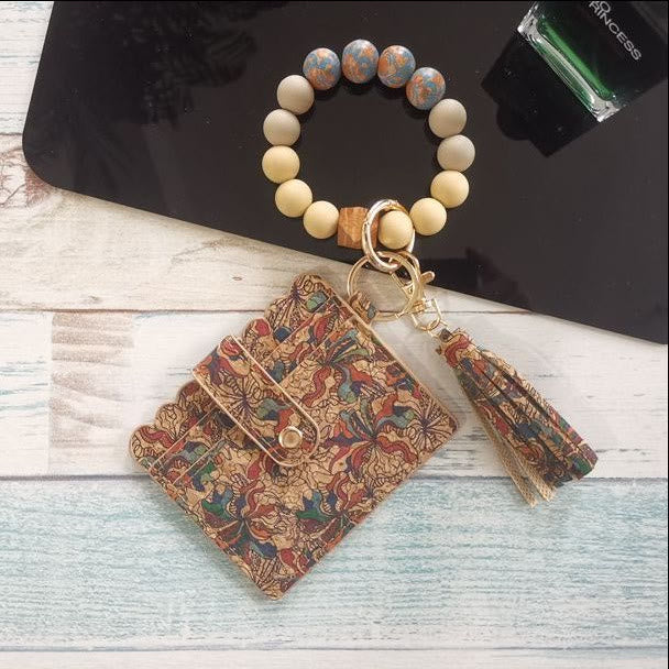 Vintage-Geldbörse mit Armband und farbigem Fisch- und Blumenmuster - Stil Nr. 10 - image 16