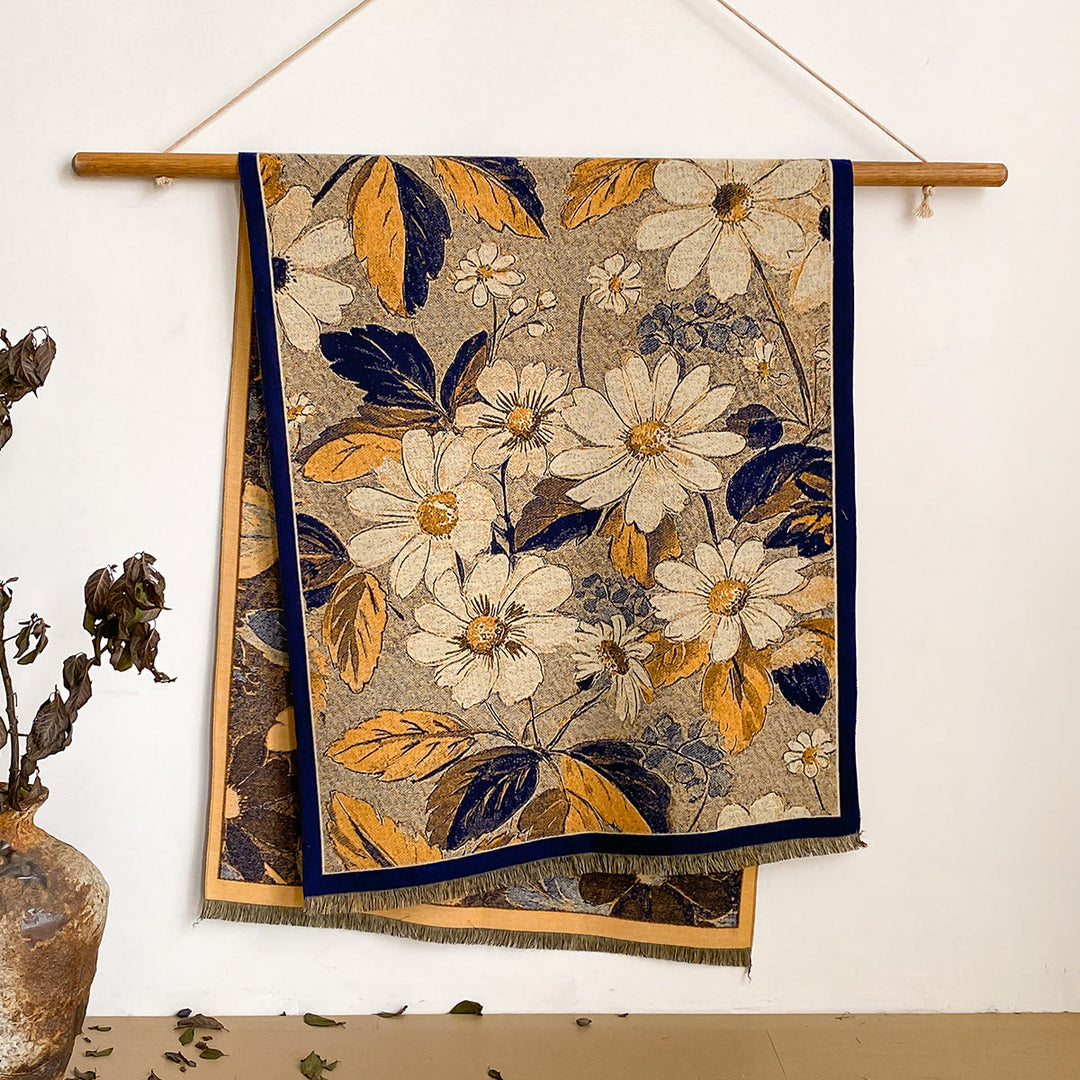 Damen-Schal mit Blumenmuster und Fransen - Stil Nr. 15 - image 15