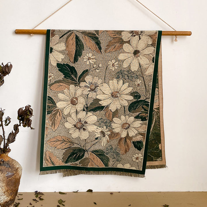 Damen-Schal mit Blumenmuster und Fransen - Stil Nr. 16 - image 16