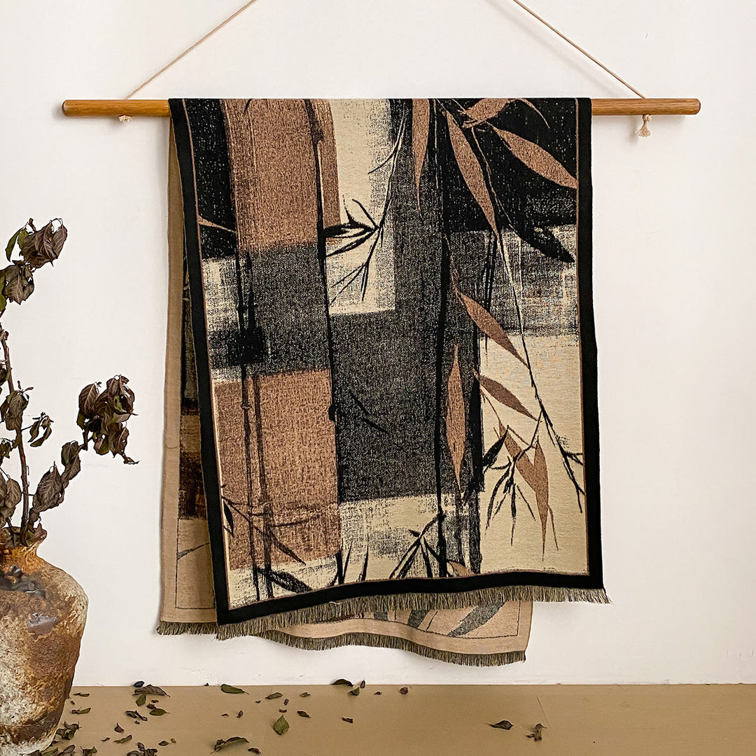 Damen-Schal mit Blumenmuster und Fransen - Stil Nr. 7 - image 7