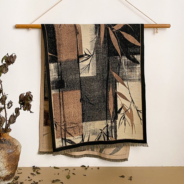 Damen-Schal mit Blumenmuster und Fransen - Stil Nr. 7 - image 7