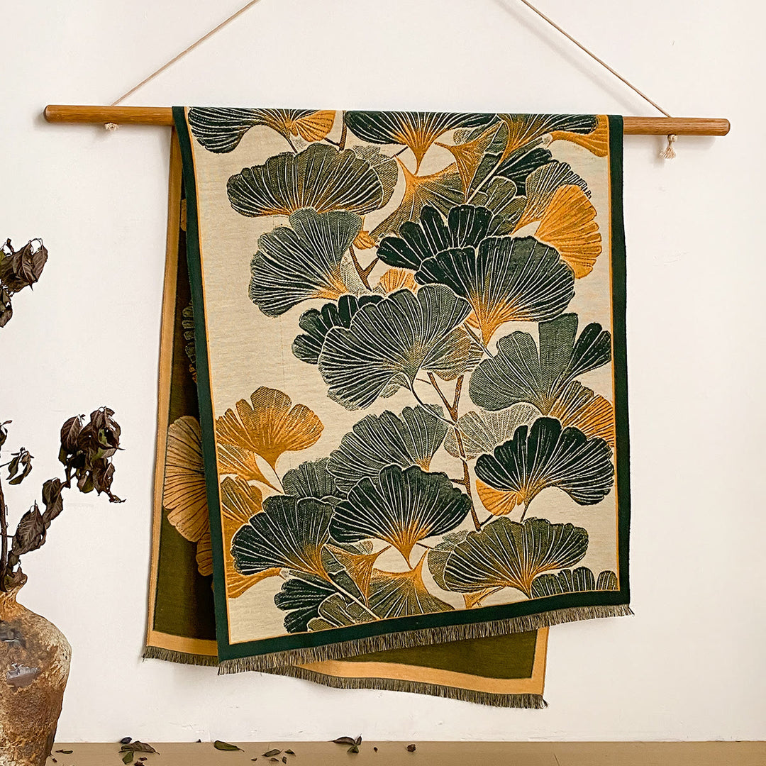 Damen-Schal mit Blumenmuster und Fransen - Stil Nr. 21 - image 21