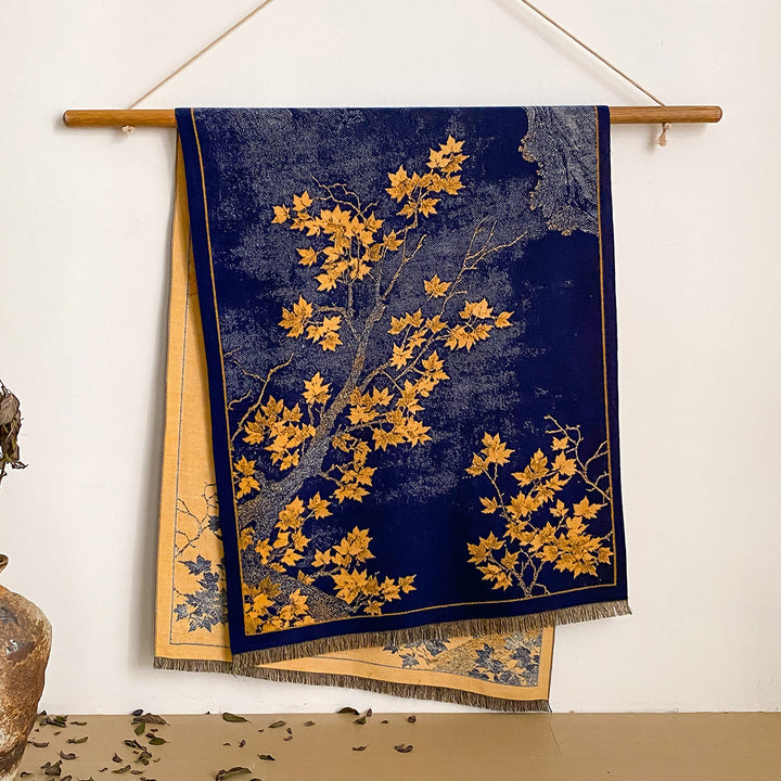 Damen-Schal mit Blumenmuster und Fransen - Stil Nr. 5 - image 5