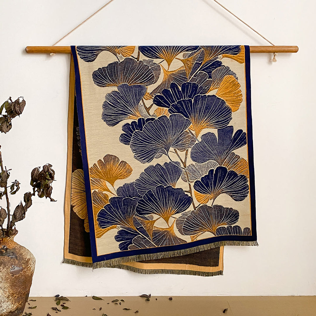 Damen-Schal mit Blumenmuster und Fransen - Stil Nr. 22 - image 22