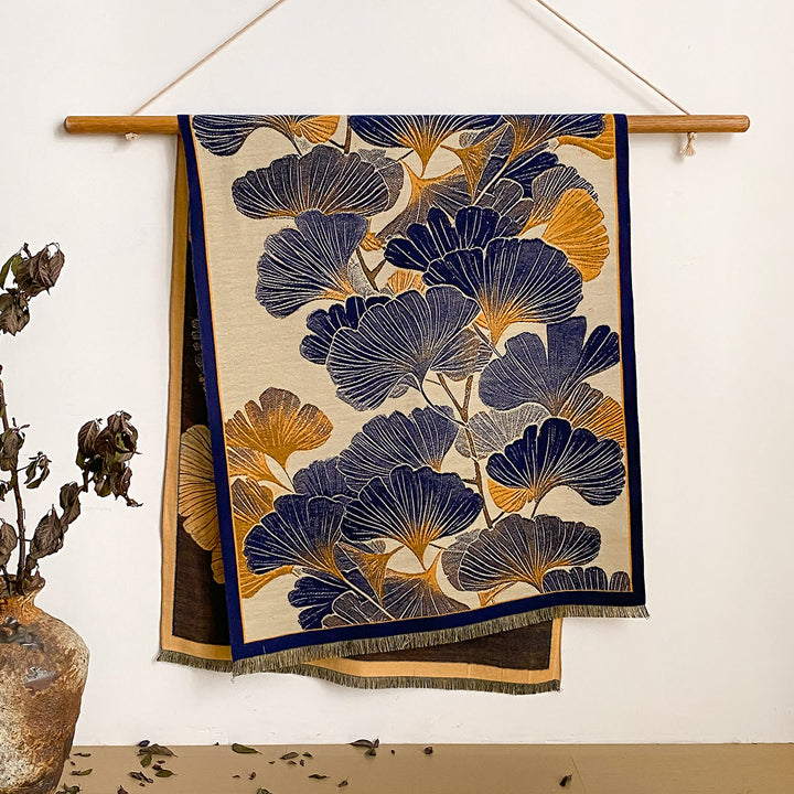 Damen-Schal mit Blumenmuster und Fransen - Stil Nr. 22 - image 22