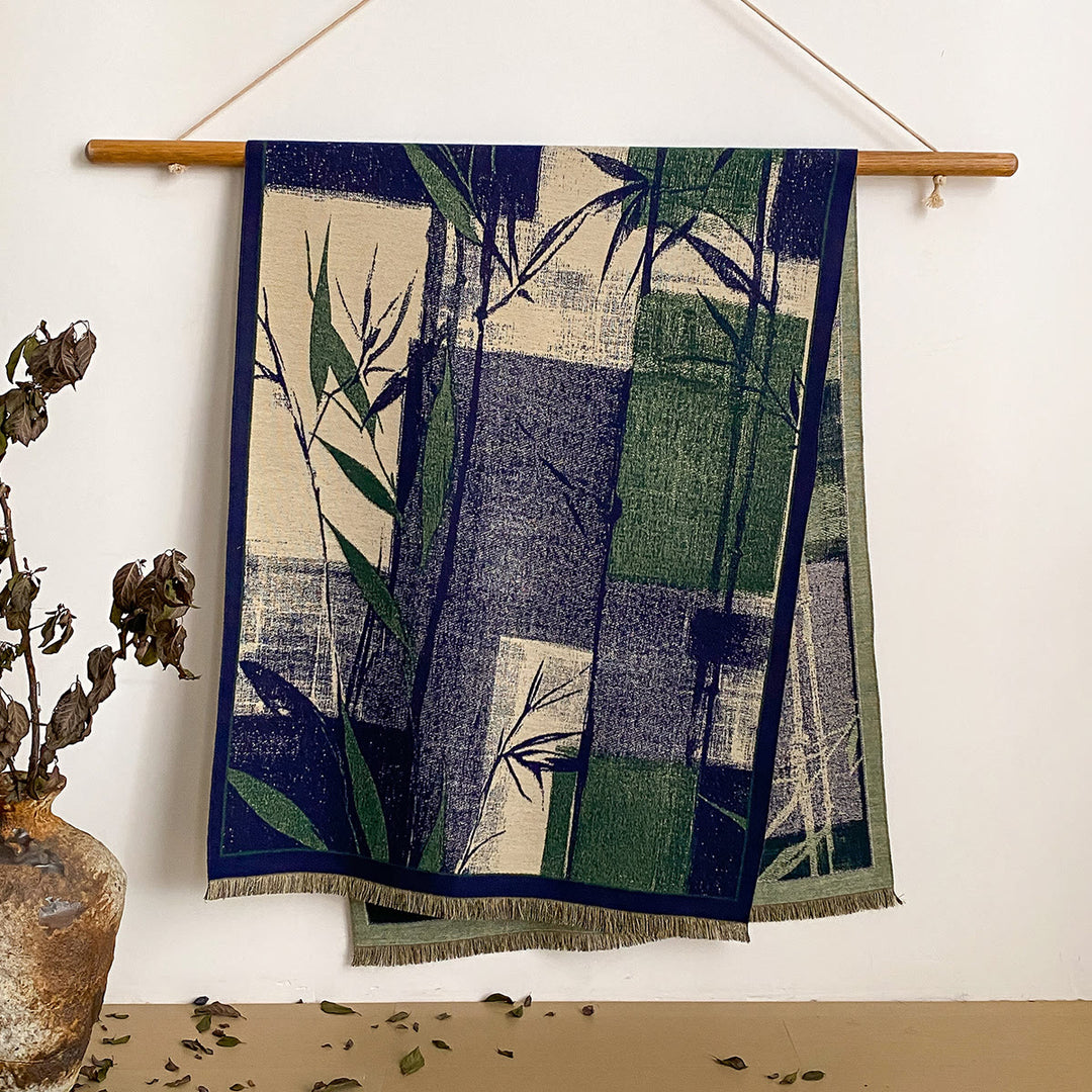 Damen-Schal mit Blumenmuster und Fransen - Stil Nr. 9 - image 9