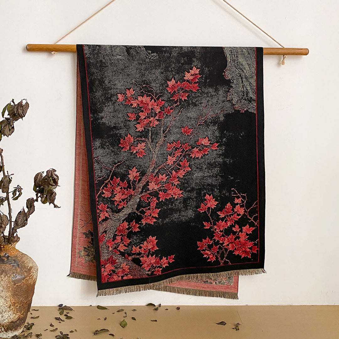 Damen-Schal mit Blumenmuster und Fransen - Stil Nr. 4 - image 4