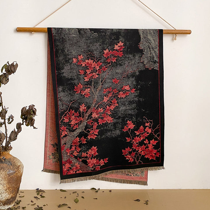 Damen-Schal mit Blumenmuster und Fransen - Stil Nr. 4 - image 4