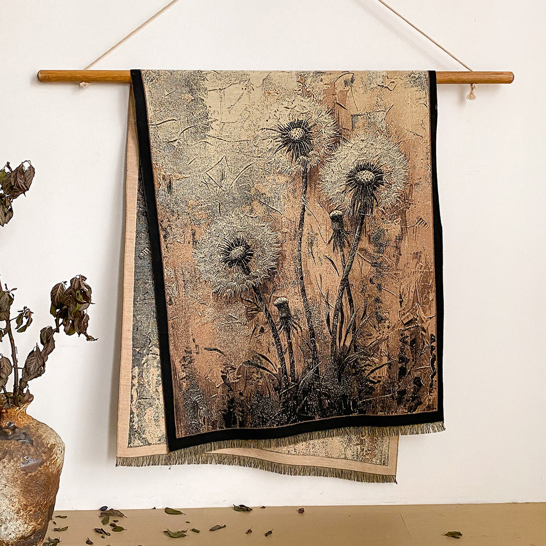 Damen-Schal mit Blumenmuster und Fransen - Stil Nr. 27 - image 27