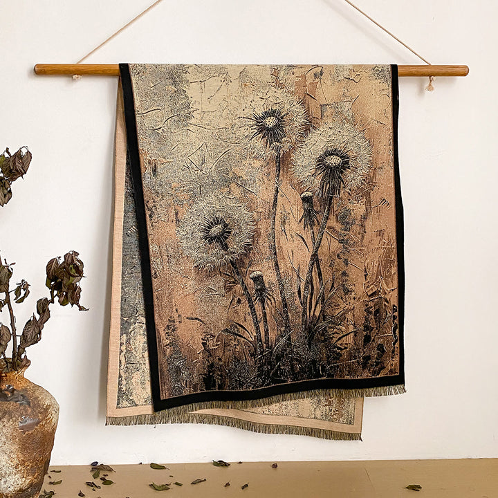 Damen-Schal mit Blumenmuster und Fransen - Stil Nr. 27 - image 27