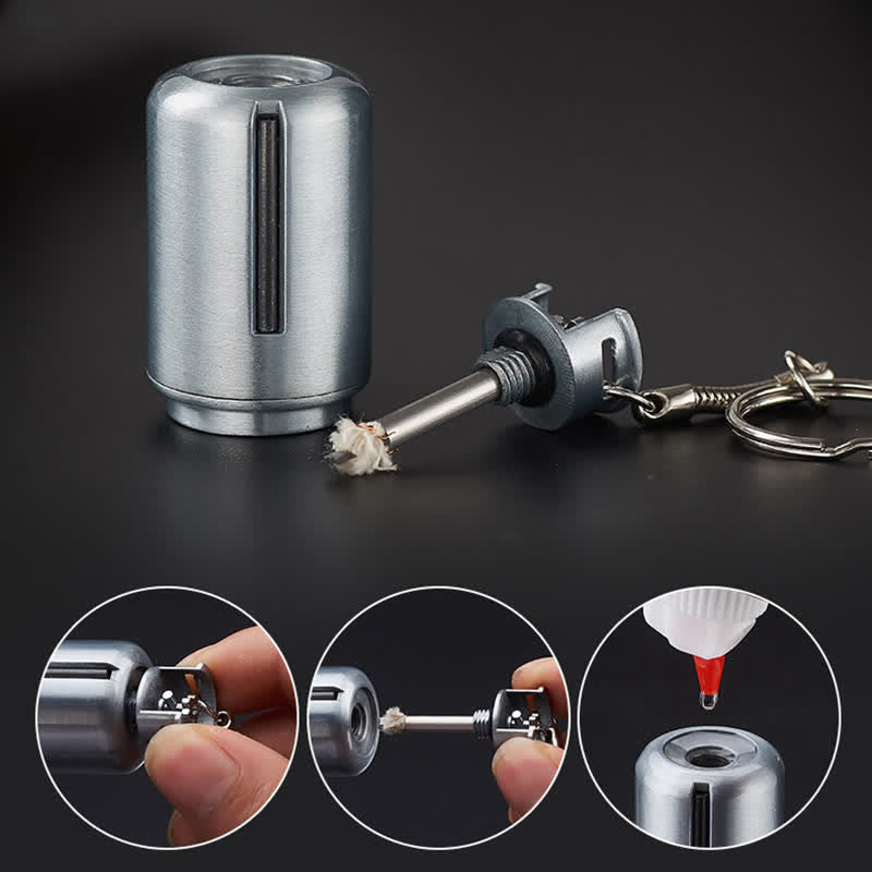 Gasflaschenlöscher, Streichholz, nachfüllbares Ölfeuerzeug - image 3