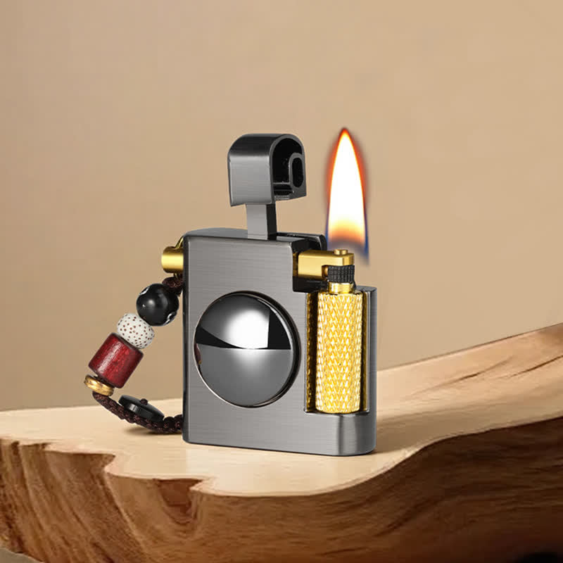 Quadratisches, drehbares, aufblasbares Dekompressions-Petroleumfeuerzeug - Schwarz - image 12