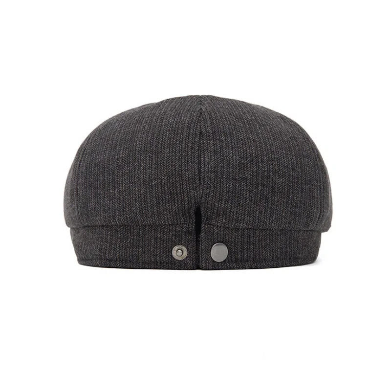 Winterliche Retro-Strickmütze mit kontrastierender Krempe für Herren - image 2