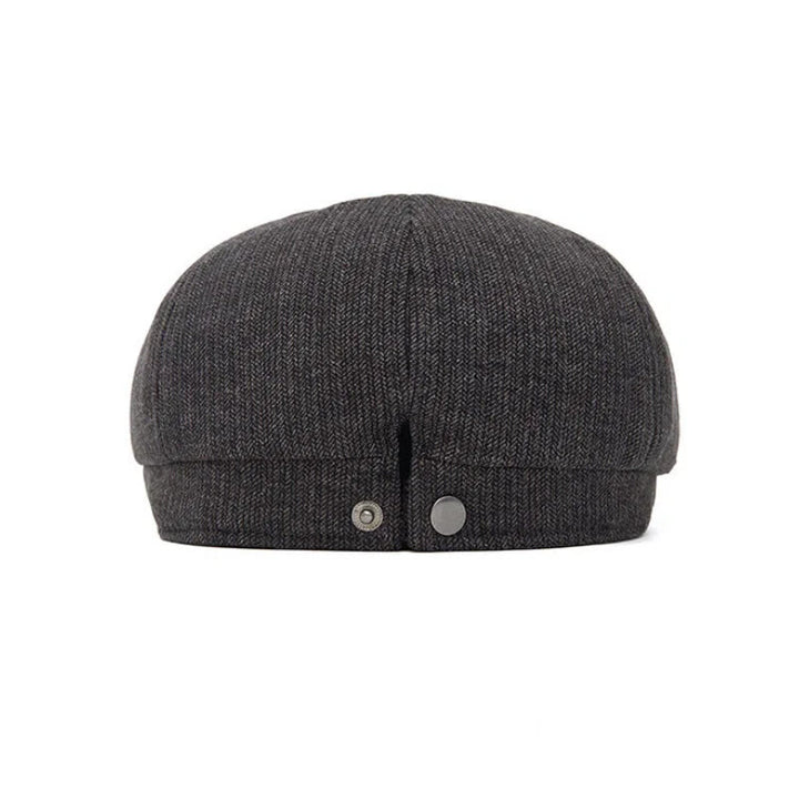 Winterliche Retro-Strickmütze mit kontrastierender Krempe für Herren - image 2