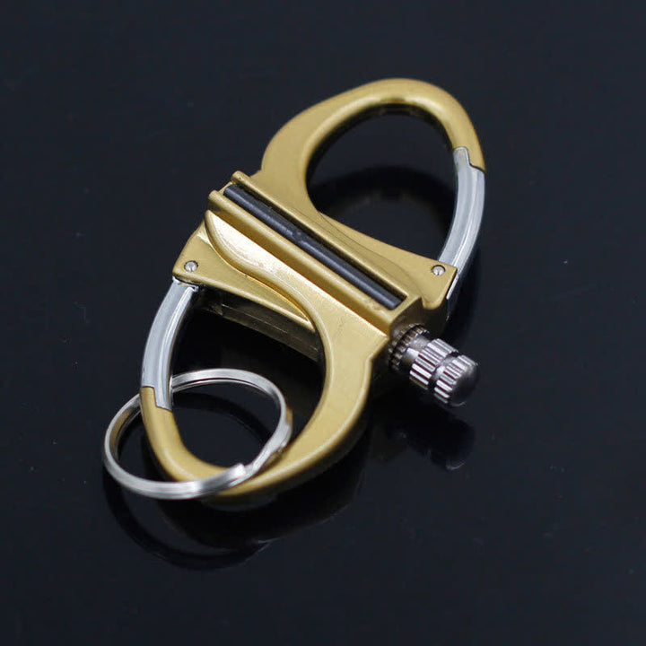 Doppelring-Schlüsselanhänger, Streichholz, wiederverwendbares Petroleumfeuerzeug - image 9