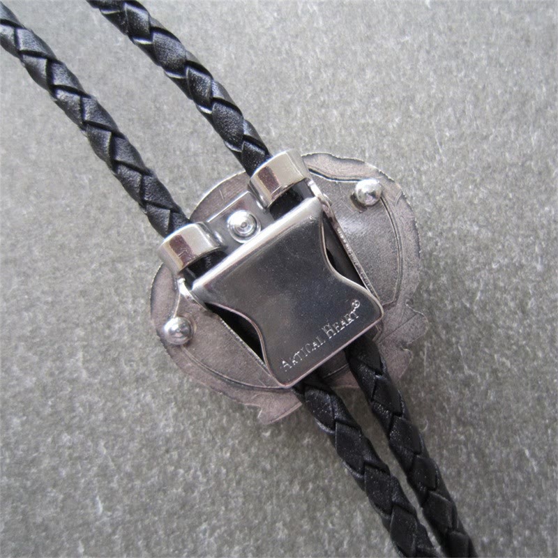 Vintage-Bolo-Krawatten aus Metall mit Tigeraugen-Verzierung und Flügelakzenten - image 10