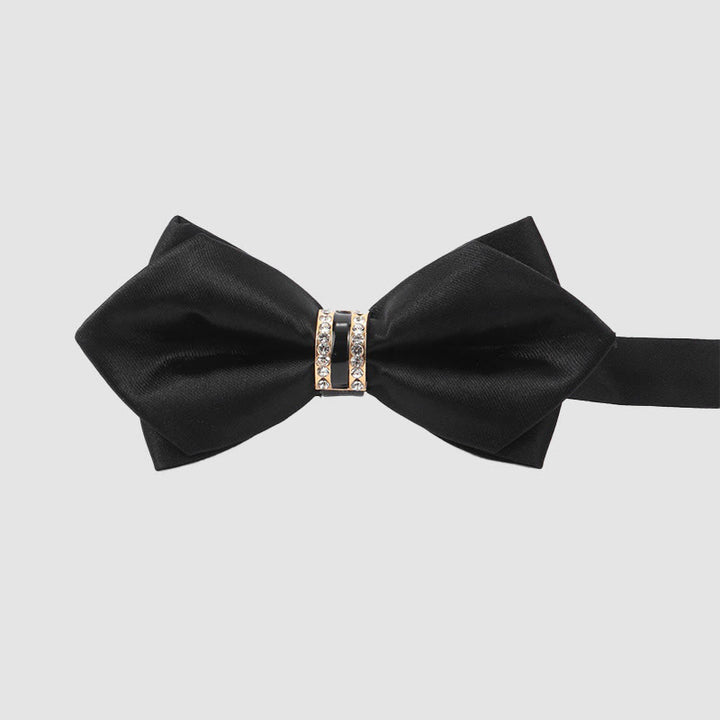 Herren-Fliege mit Paisley-Muster und dekorativer Schnalle - image 3