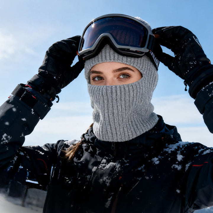 360°-Rundum-Windschutz-Strickmütze für den Winter - image 6
