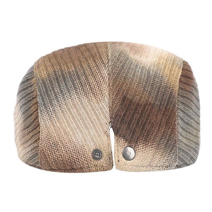 Herren-Wintermütze aus Cord mit Batikmuster im Retro-Stil - image 3